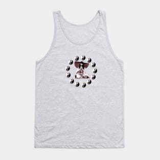 yin yang balance harmony design eastern philosophy  temple vibes Tank Top